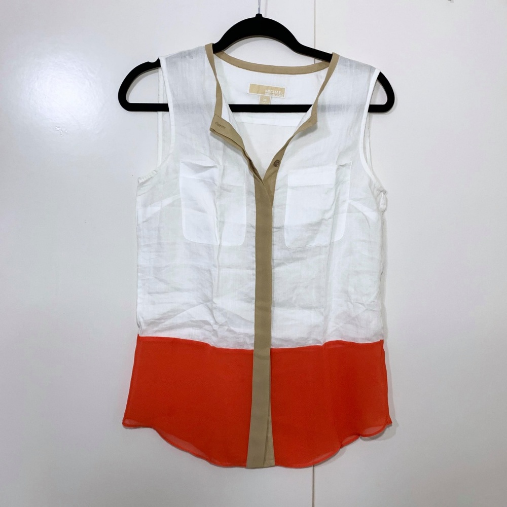 BRAND NEW MK colorblock top